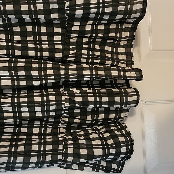 Terra and sky plus size 16w-18w black and white checked dress - Picture 3 of 6